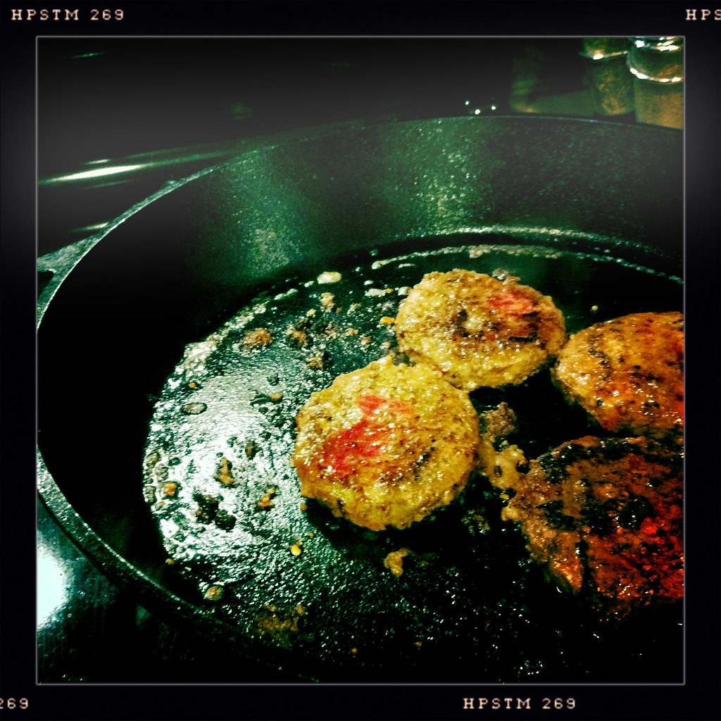 Burgers on stove greg wright Flickr