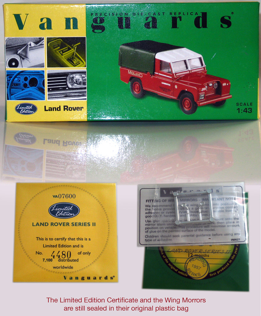 VA07600C Vanguard VA07600 Land Rover Series II Midland Red… Andy