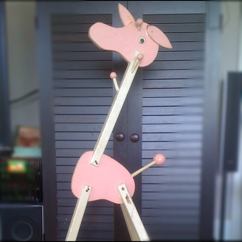 My 6 Goodwill find a vintage child's giraffe coat rack!!… Flickr