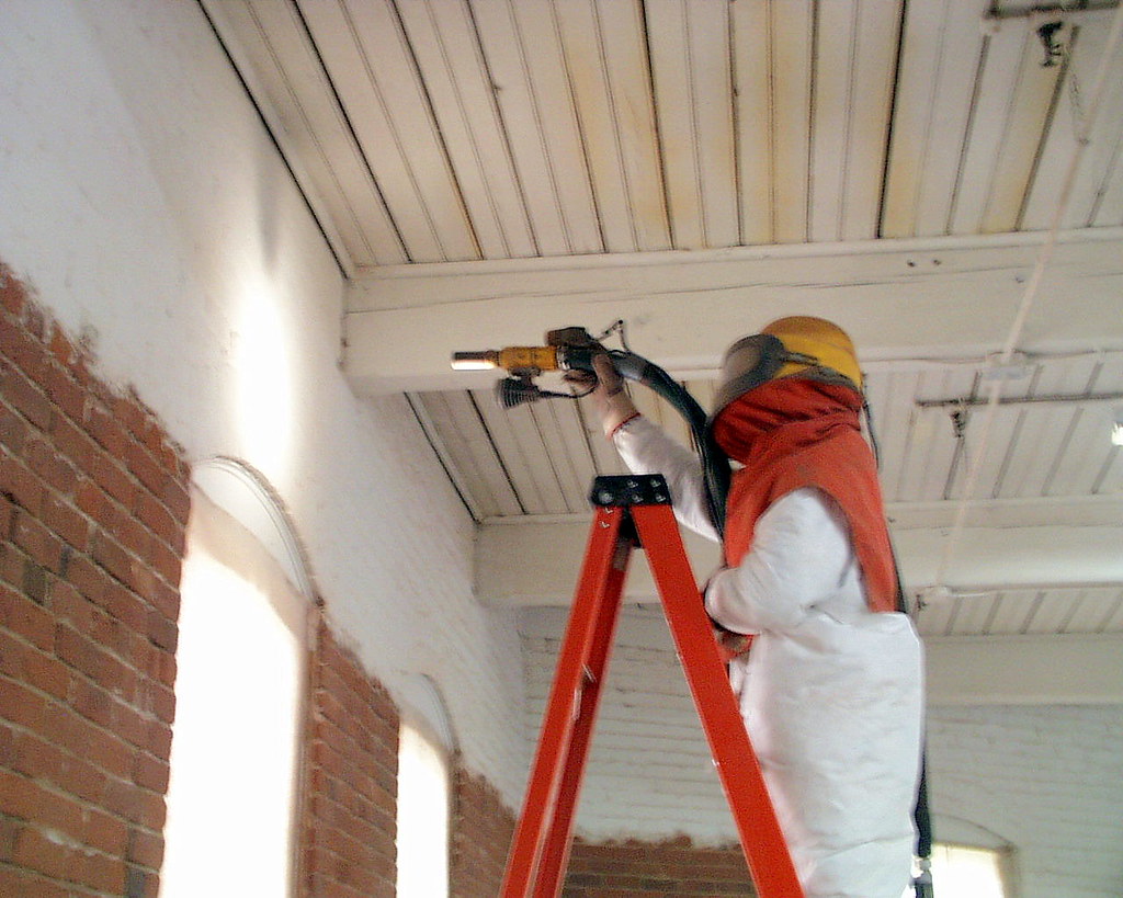 Sandblasting Interior Renovation 100 year old brick pgrinnell