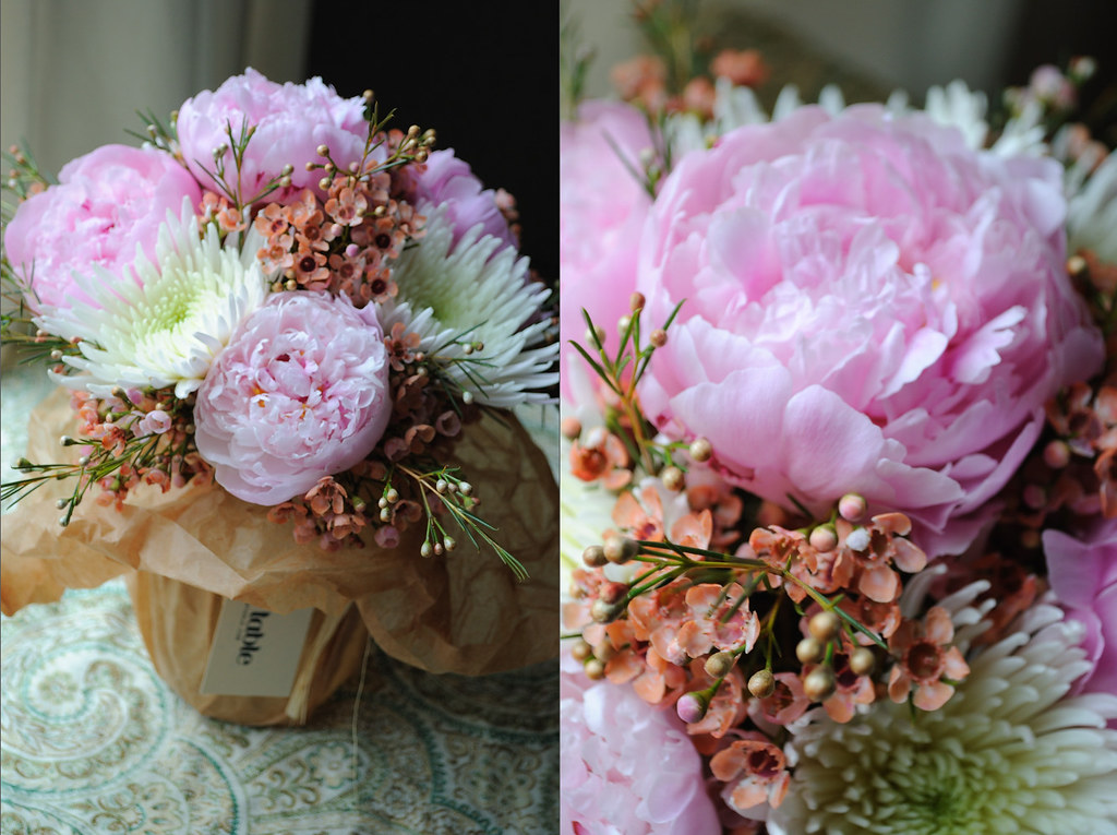 Pink Peony Arrangement Flower Delivery Angela Flickr