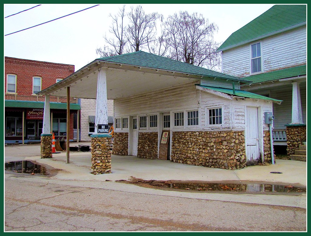 Cobblestone gas station. The vintage gem is in Cole Camp, … Flickr