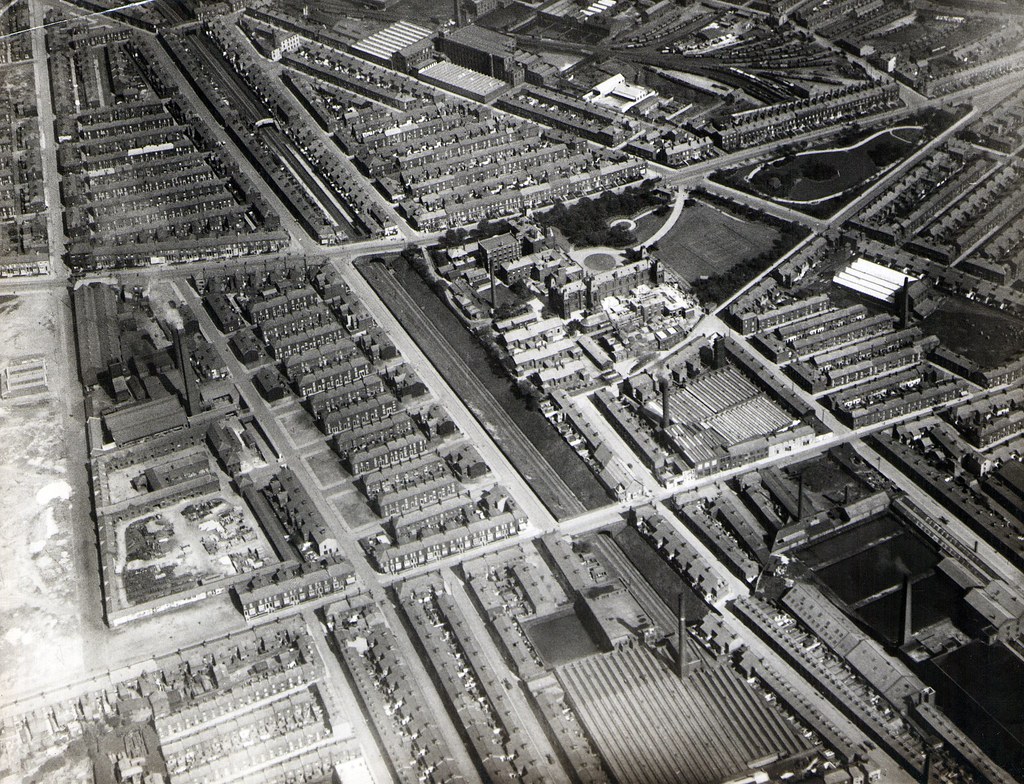 Preston Royal Infirmary / Deepdale Road / St. Paul's Road. Aerial Image