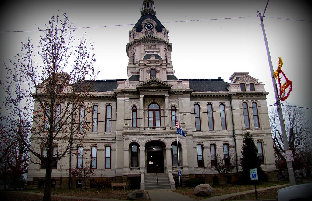 Parke County (Indiana) courthouse Rockville, Indiana. jimsawthat