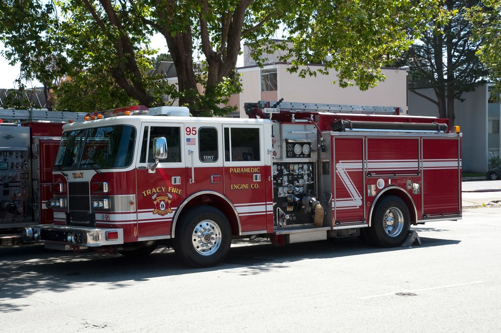 Tracy Fire 95 Engine Front A Tracy Fire Department (TRY) P… Flickr