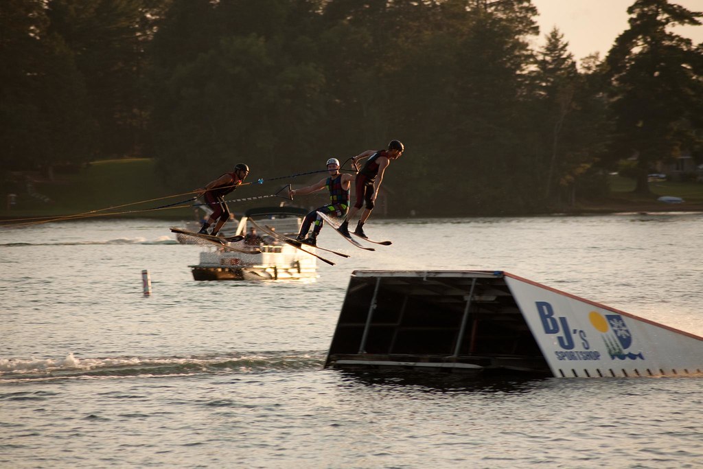 MinAquaBats Water Ski Show Minocqua, WI Mike Murray Flickr