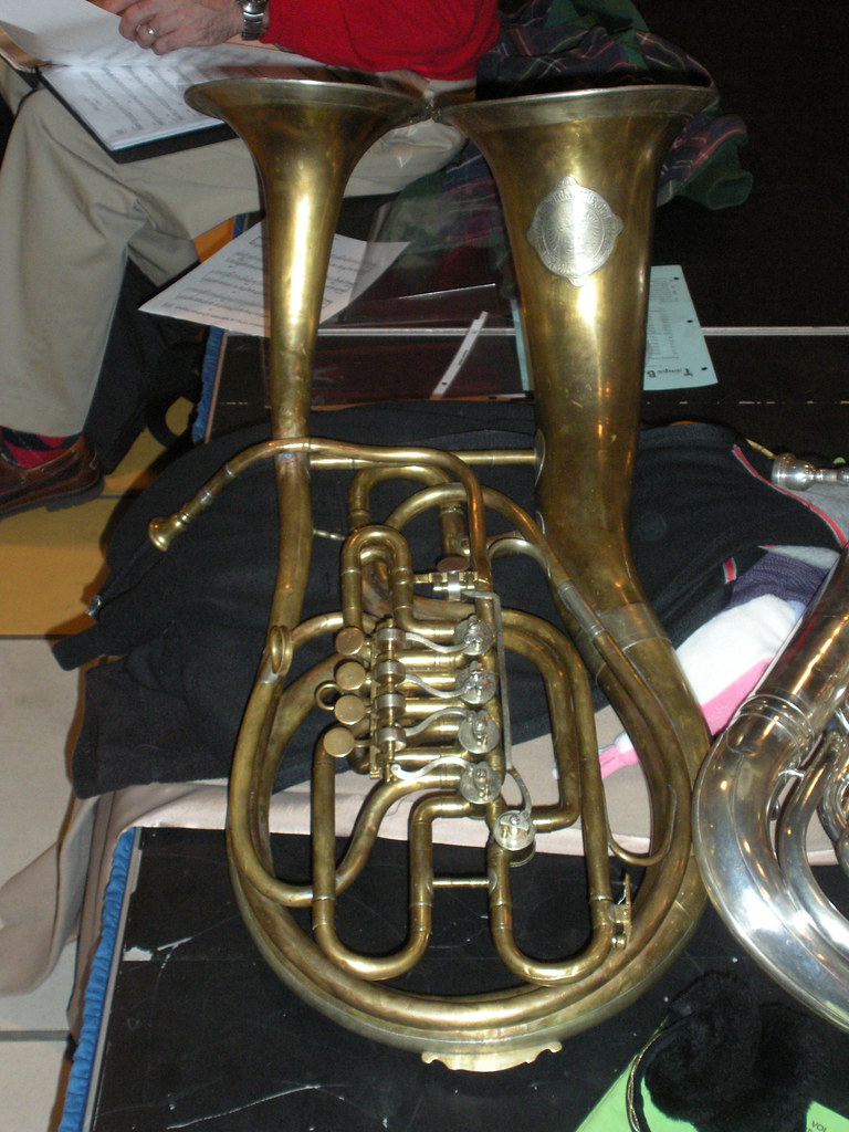 1890's DOUBLE BELL EUPHONIUM Bob Flickr