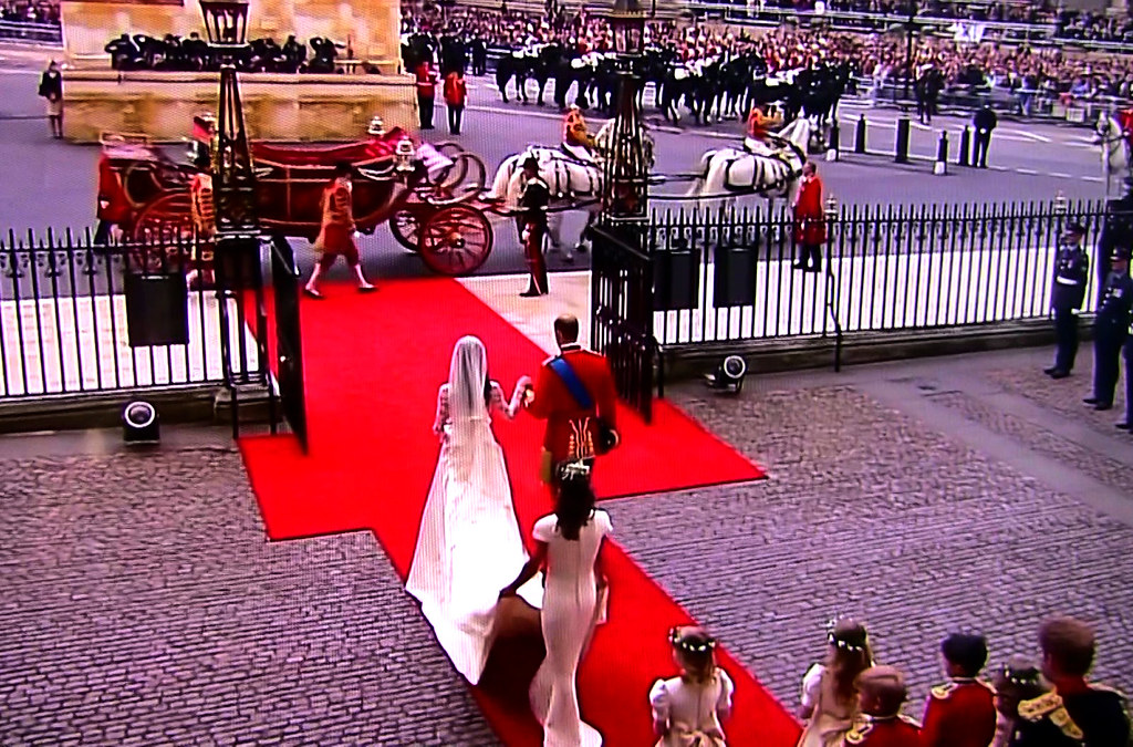 London, RoyalWedding , William and Kate, die Kutsche wart… Flickr