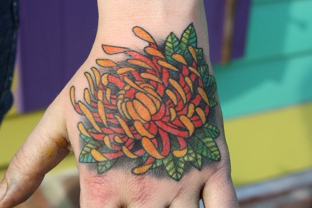 Japanese Flower Tattoo A Gypsy Rose Tattoo New Orleans Flickr