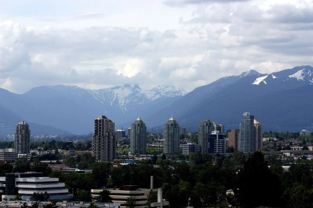 North Burnaby Skyline Taken from Forest Lawn Cemetery, Bur… Flickr