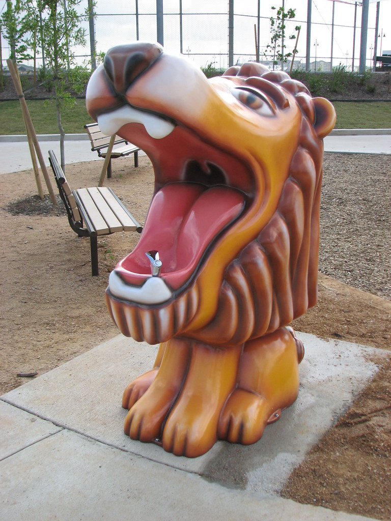 Lion Head Drinking Fountain a photo on Flickriver
