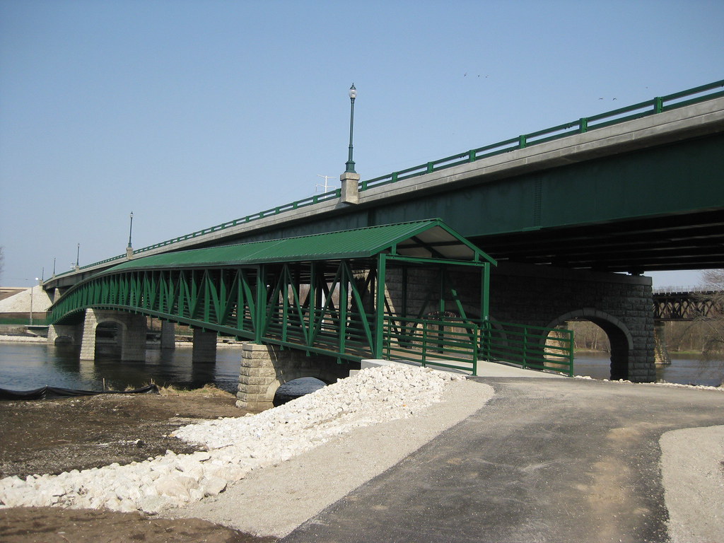 Stearns Road Bridge I rode on the new trails near the Stea… Flickr