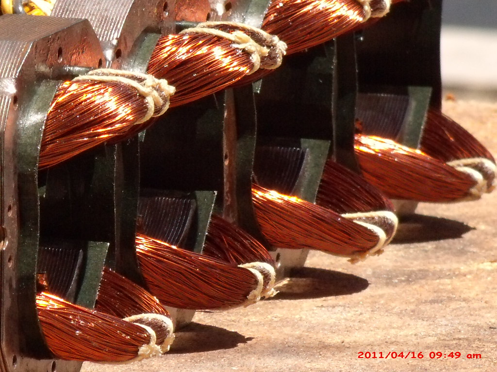 Stator / Field Coil 2 Row of Field coil... Michael Quinones Flickr