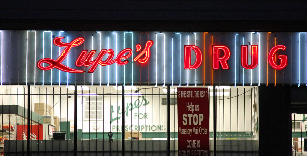 Bridgeport CT April 2011 Neon at Lupe's Drug Store on Main… Flickr