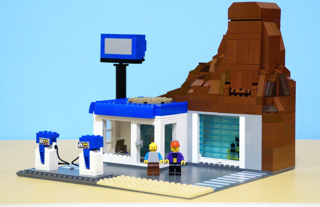 Boulder Hill Gas Station The latest addition to Playset … Flickr