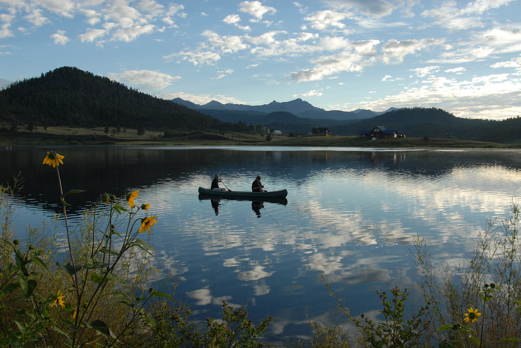 Canoeing at Hatcher Lake Visit Pagosa Flickr