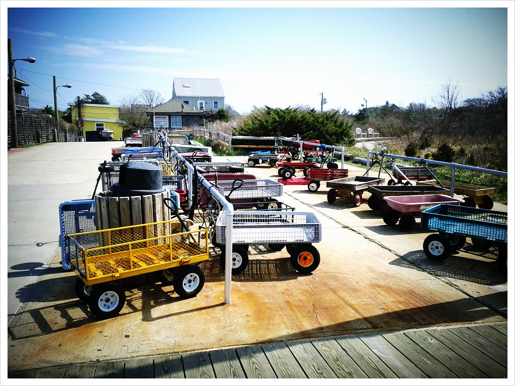 Fire Island parking lot Taken with picplz. Sebastian Delmont Flickr