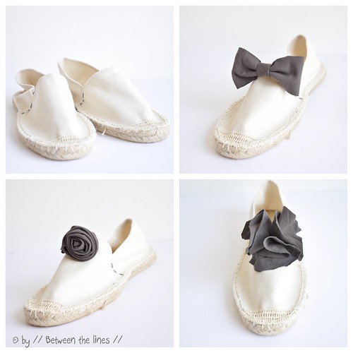 Creative with espadrilles a DIY tutorial // Between the Lines