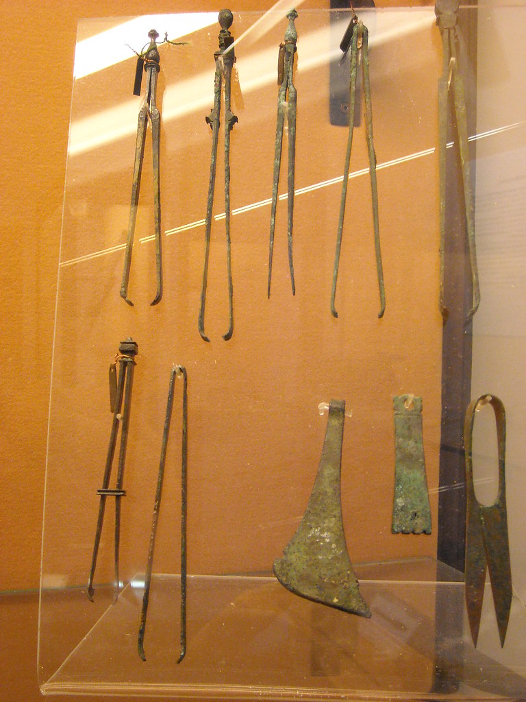 Medical instruments from Pompeii Naples, Archaeological … Flickr