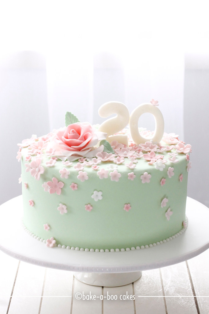 Pretty Pastel Spring themed cake Elina Prawito Flickr