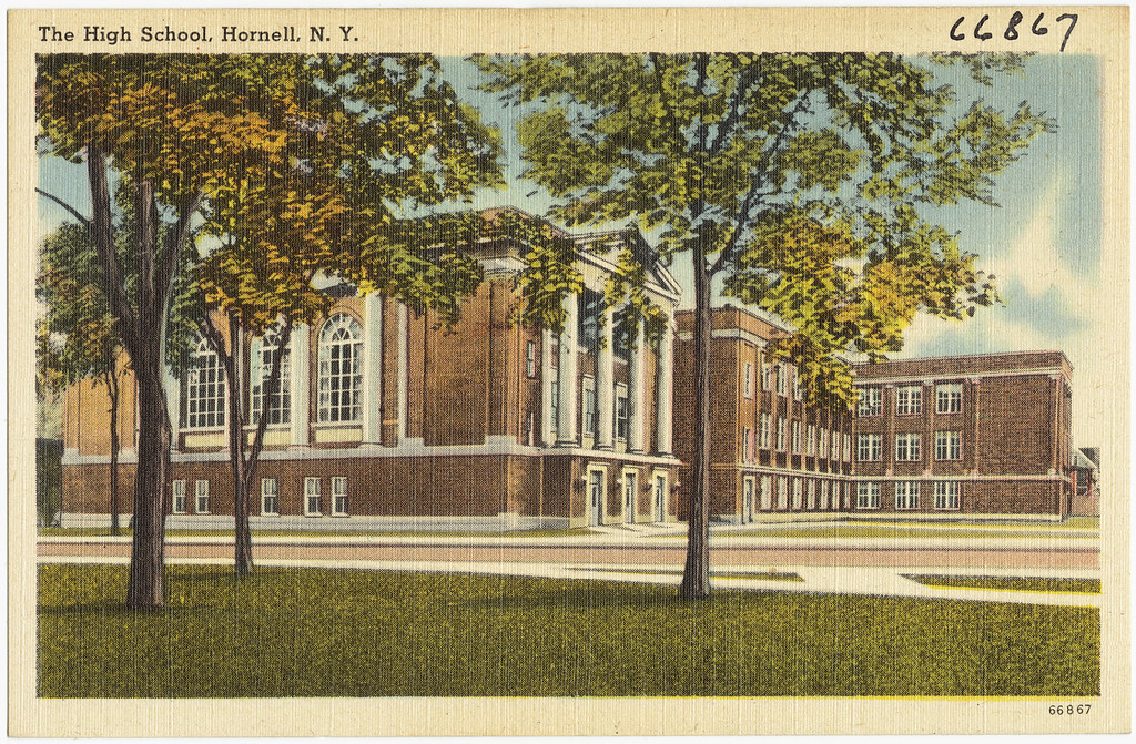 The high school, Hornell, N. Y. File name 06_10_005152 Ti… Flickr
