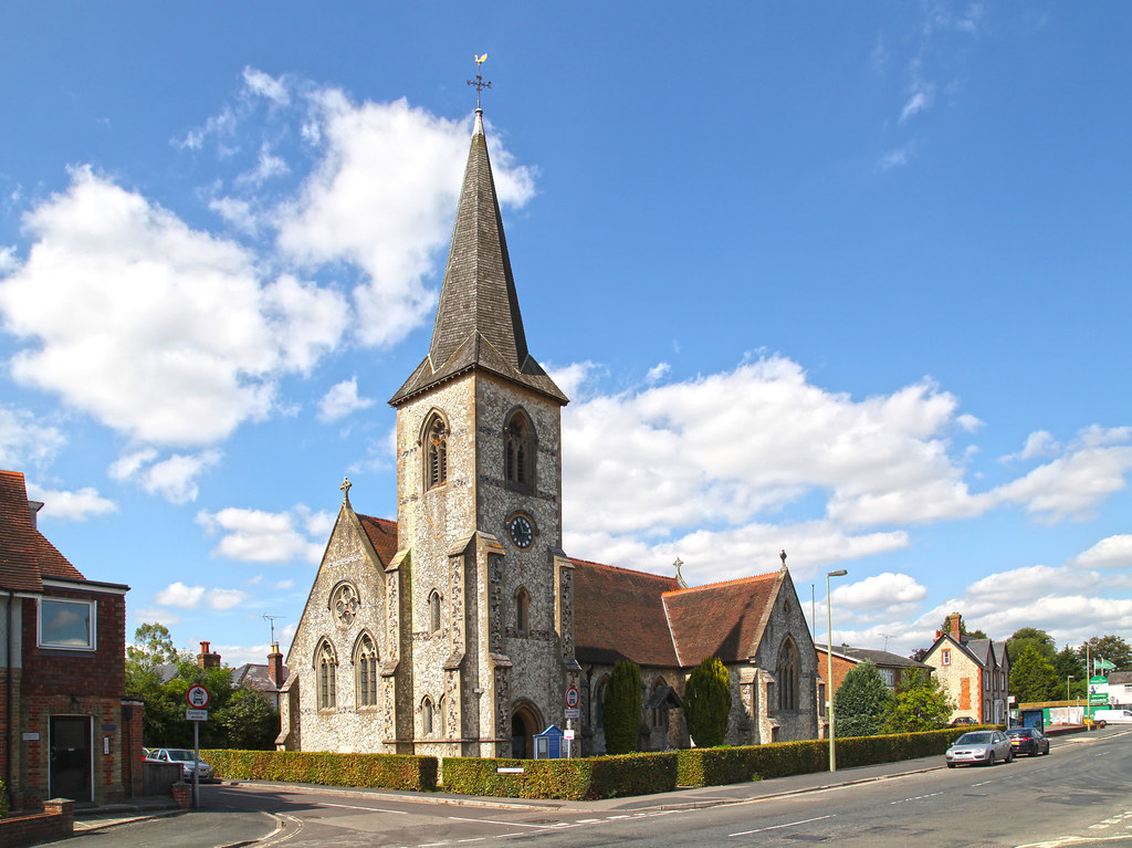 Anglican church of All Saints Alton Located at the corne… Flickr