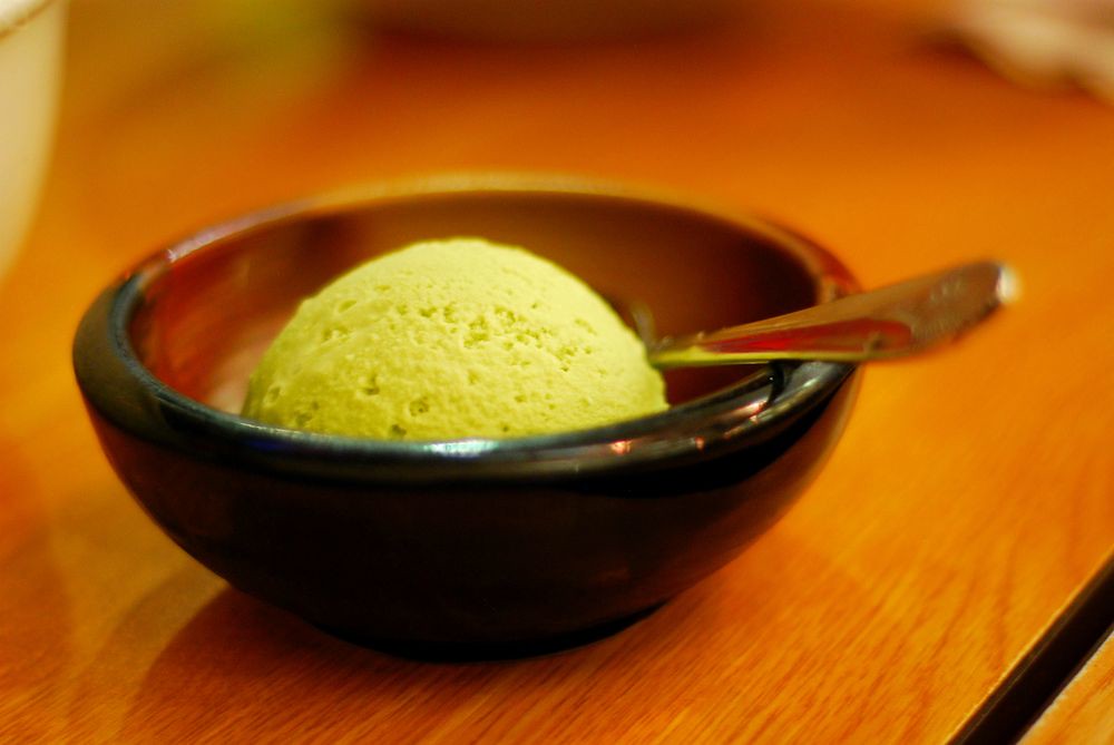 Green Tea Ice Cream punctuated Flickr