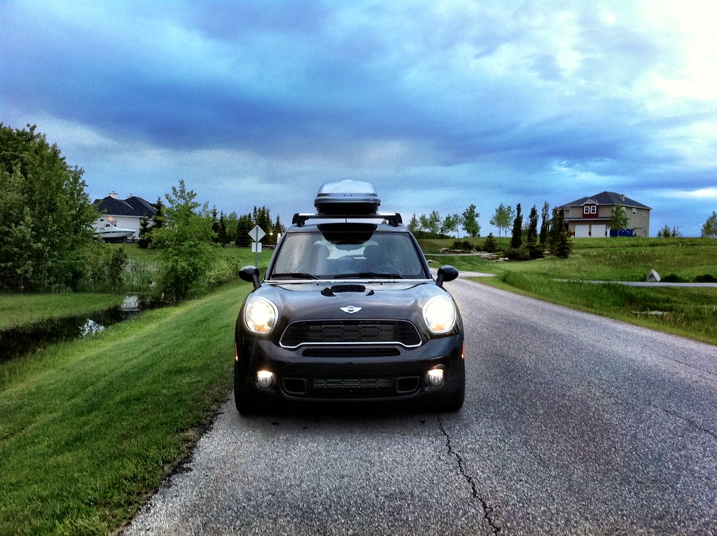 MINI Countryman Roof rack and roof box bentyyc Flickr