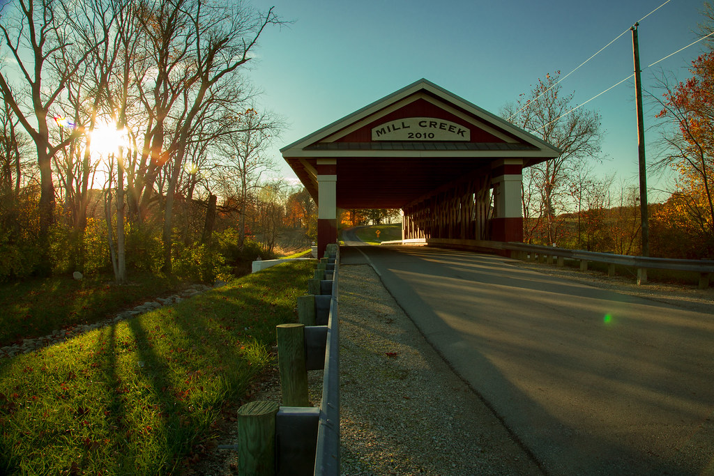 IMG_4374 Covered Bridge Ostrander Ohio Debbie Naylor Flickr
