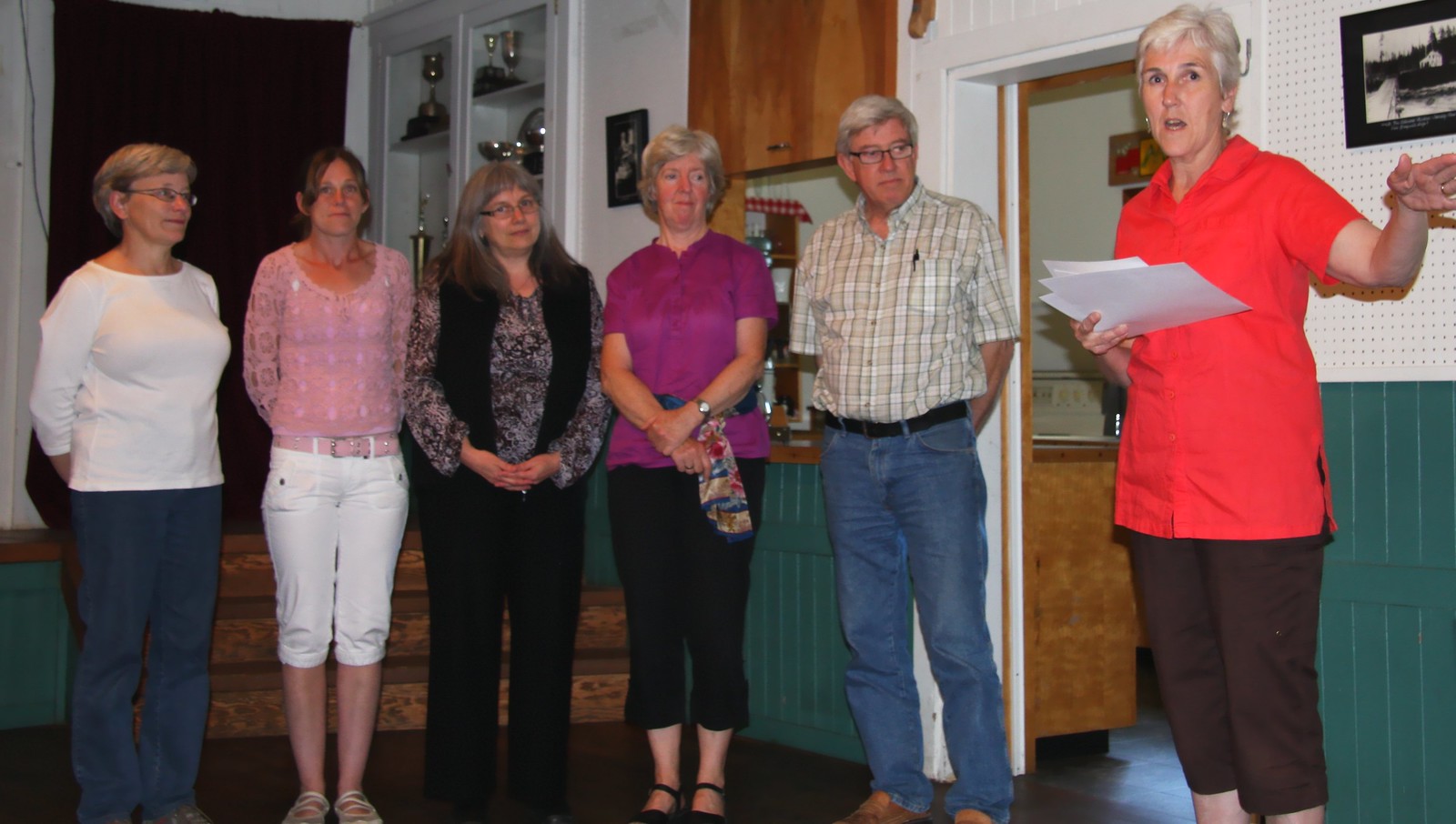 presentation of certificates of appreciation to Mayne Island Housing