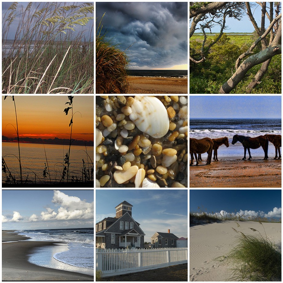 My creation 1. Outer Banks dune, 2. Outer Banks storm, Nor… Flickr