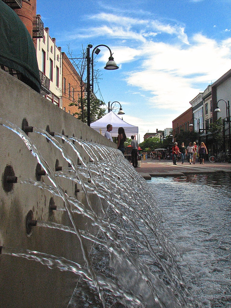 Church Street Marketplace Fountain Burlington, Vermont USA… Flickr