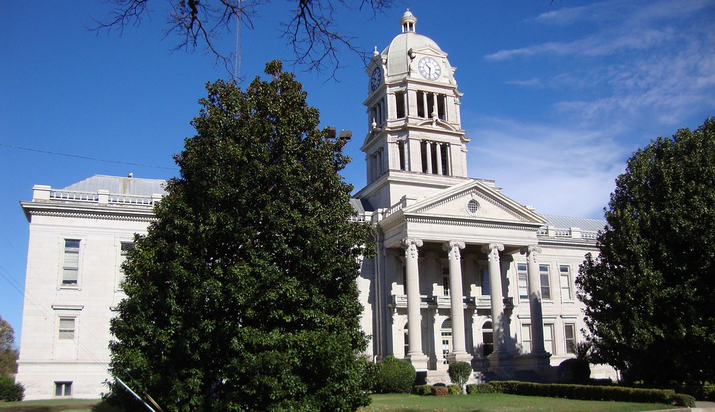 Elevation of R.W. Harrison HPER Complex, US82, Itta Bena, MS, USA