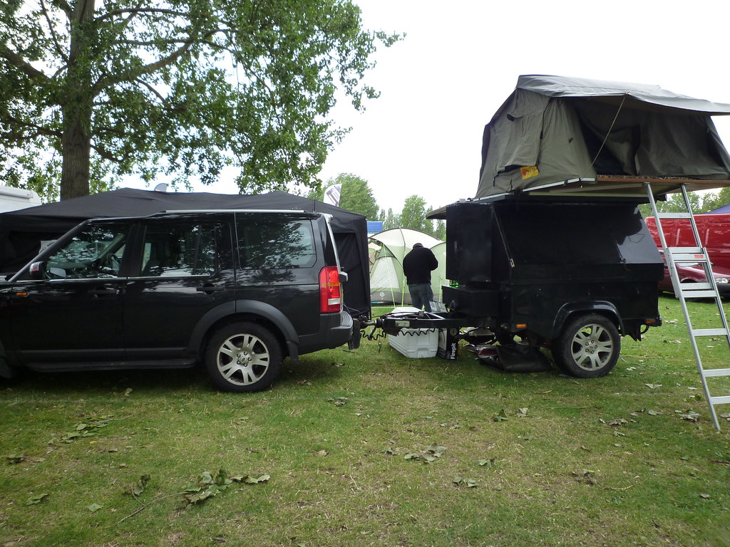 Discovery 3 and camping trailer Adam Rosenberg Flickr