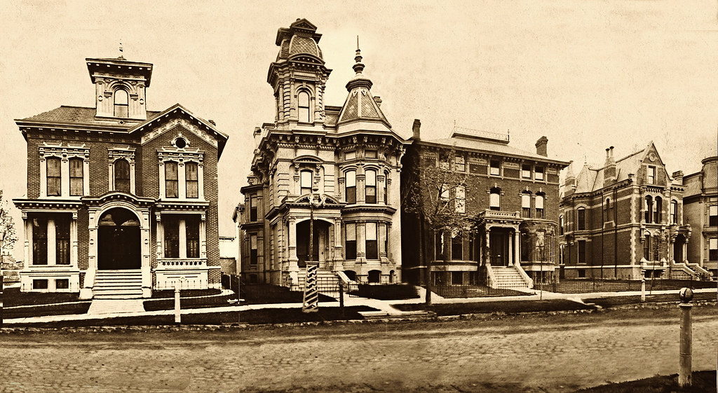 Alfred Street, Brush Park, Detroit, 1881 The Italianate to… Flickr