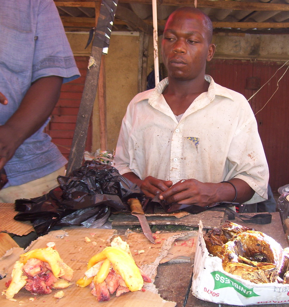 Selling bone marrow, dried fish schwarzey Flickr