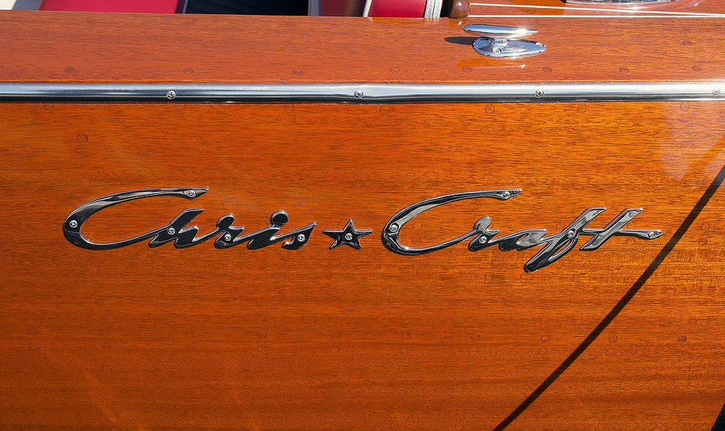 Chris Craft badge The Antique and Classic Boat Society, Bl… Flickr