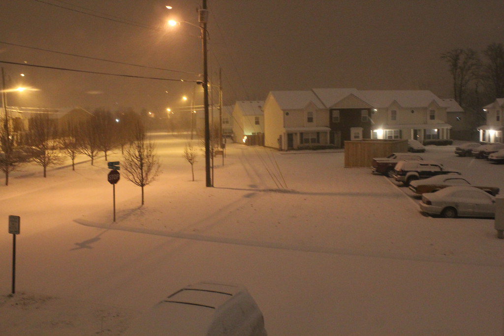 Nashville Snow at Night snow nashville night snowcover… Flickr