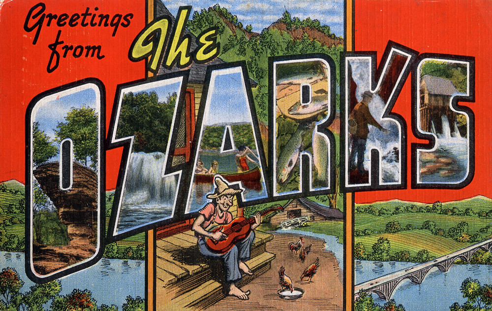 Greetings from The Ozarks Large Letter Postcard Producti… Flickr