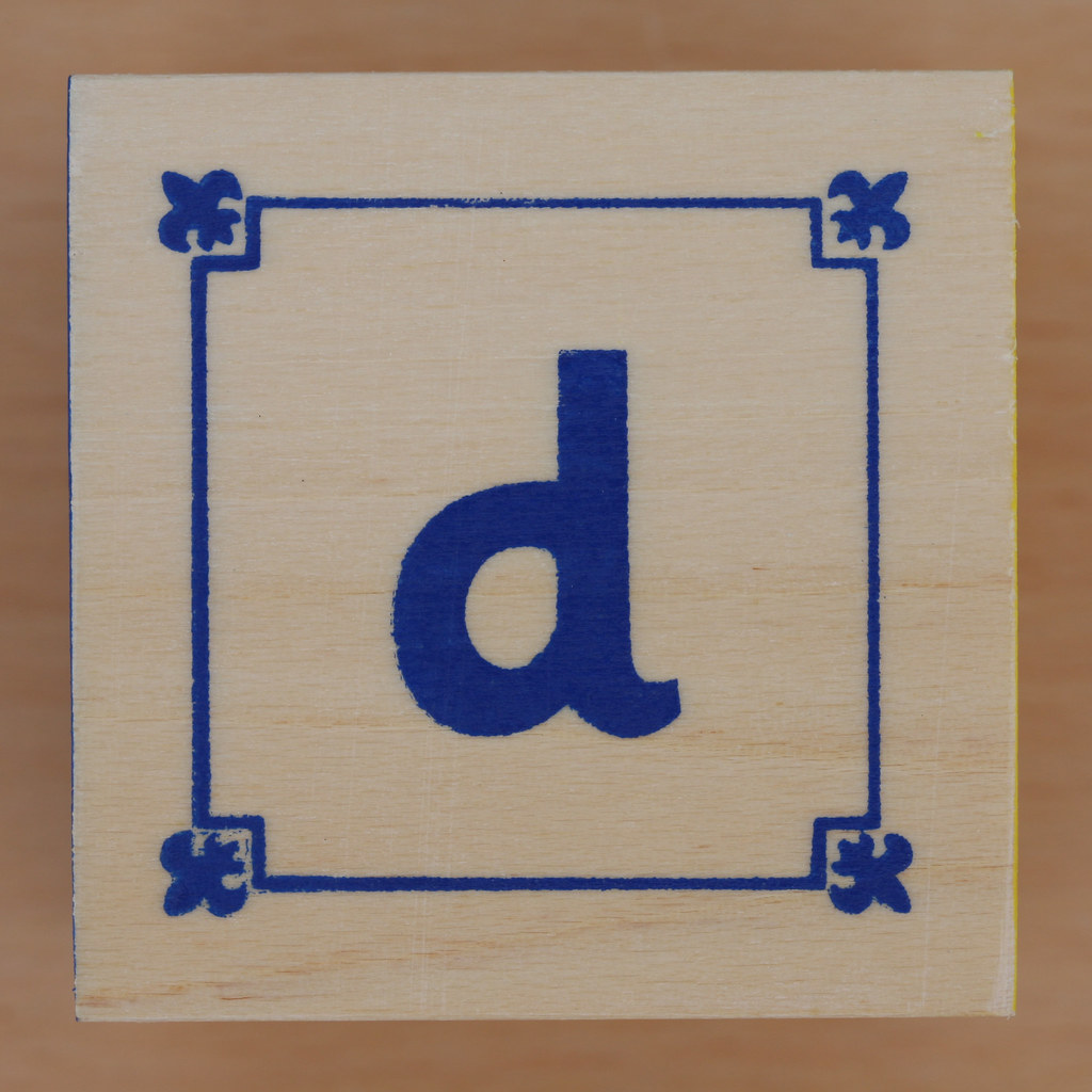 Block Lowercase Letter d Leo Reynolds Flickr