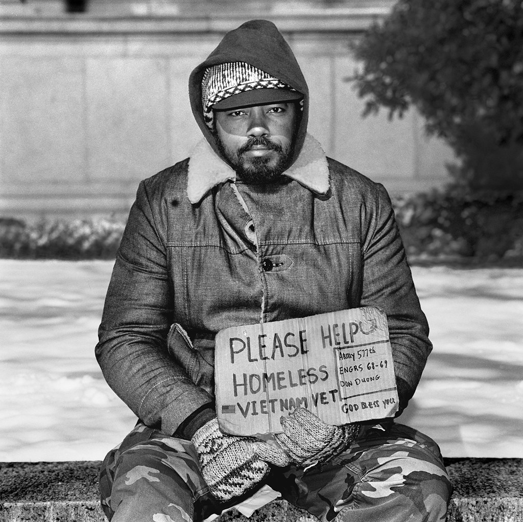Homeless Veteran Photography