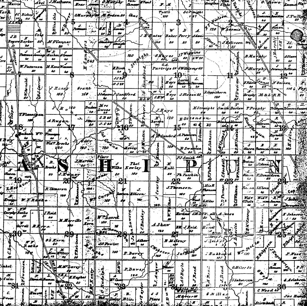 Land ownership, Ashippun, Wisconsin 1859 Steve Heimerle Flickr