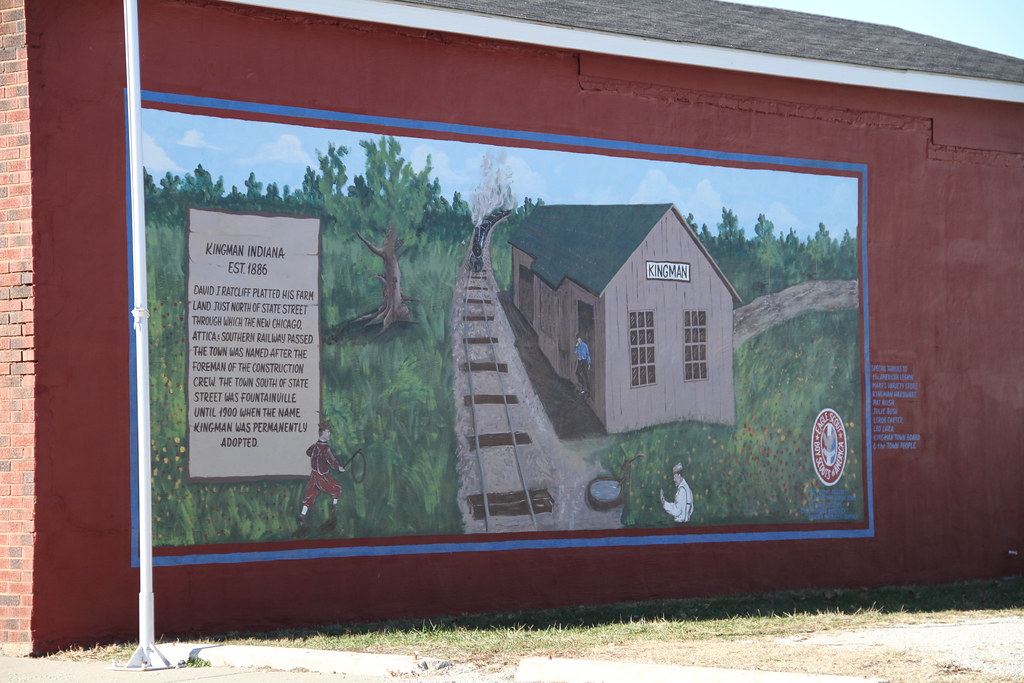 Kingman IN, Kingman Indiana, Mural Art, Fountain County Flickr