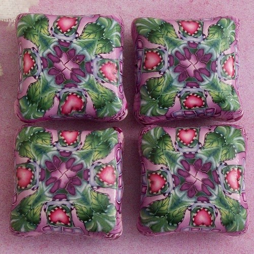 Polymer Clay Pillow Beads, by CAG Carola Greiser Flickr