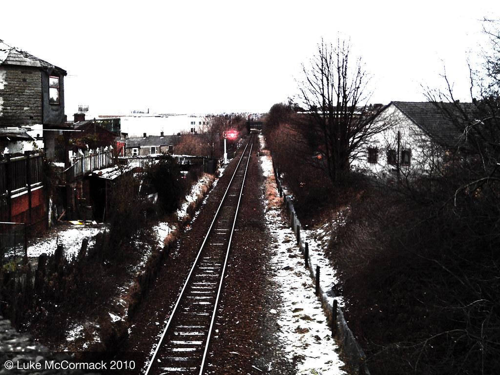 Darwen Train Track Darwen railway line nearer Darwen town … Flickr