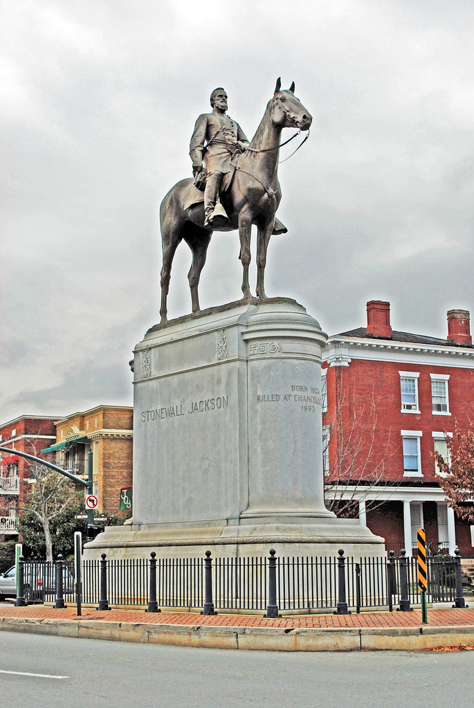 Stonewall Jackson Hot shot Civil War General's statue was … Flickr