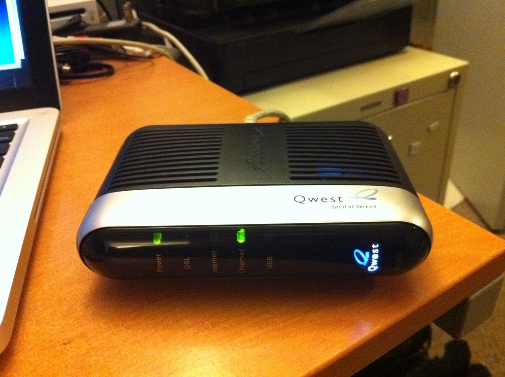 Qwest Actiontec M1000 DSL Modem edalytical Flickr