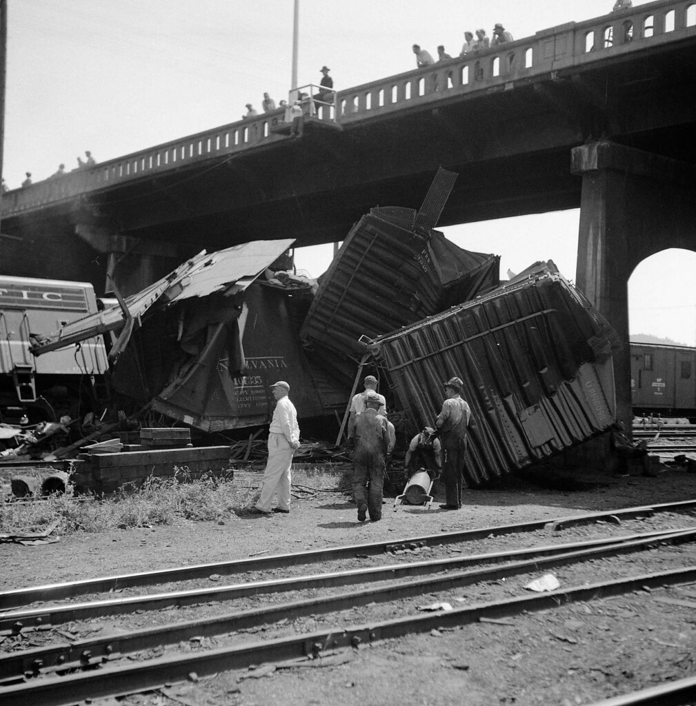 Northern Pacific vs Union Pacific wreck, Centralia, WA. 8/… Flickr
