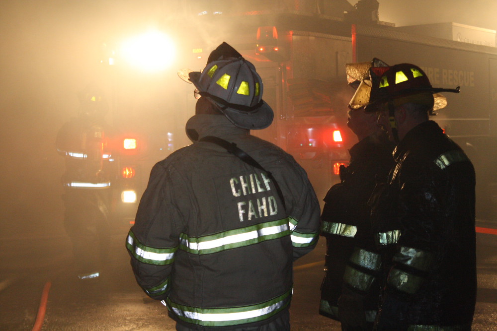 OVERSEEING OPERATIONS Cohoes fire chief Joe Fahd oversees … Flickr