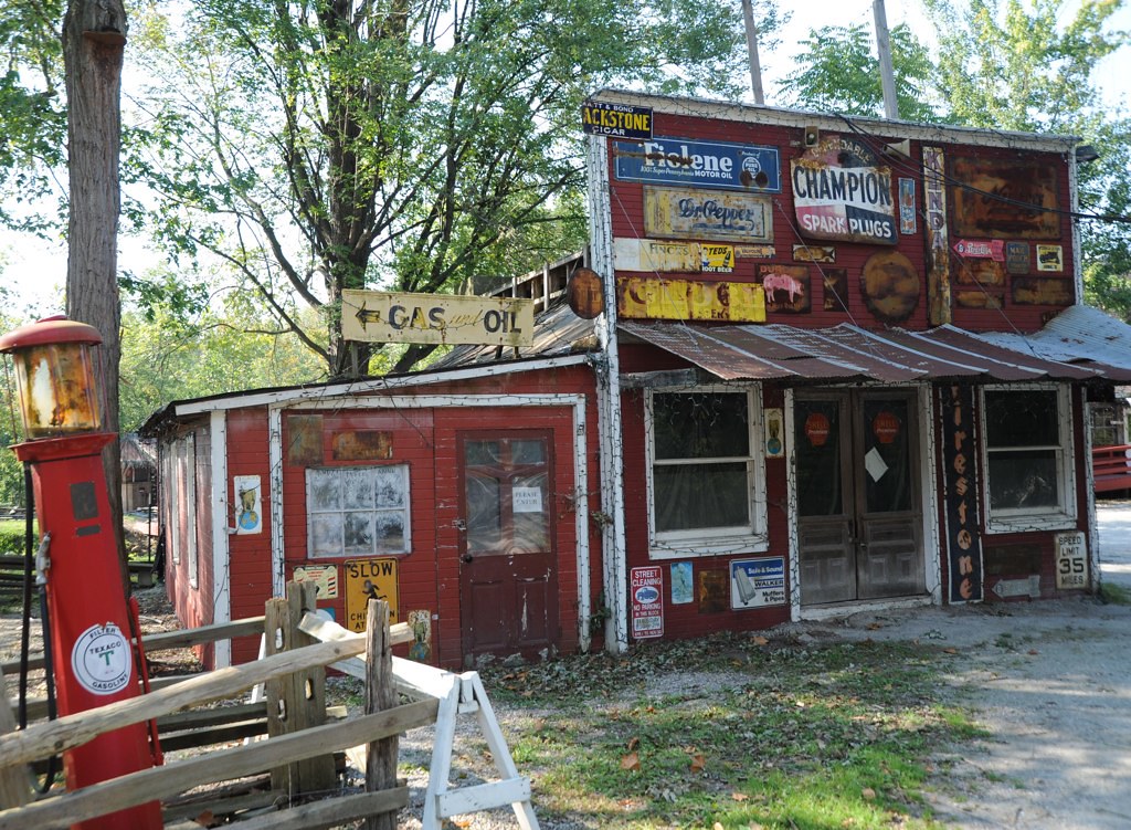 Clifton Ohio Old gas station beside mill durand clark Flickr